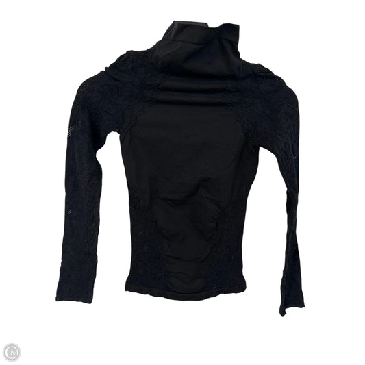 Top Long Sleeve By Free People In Black, Size: S