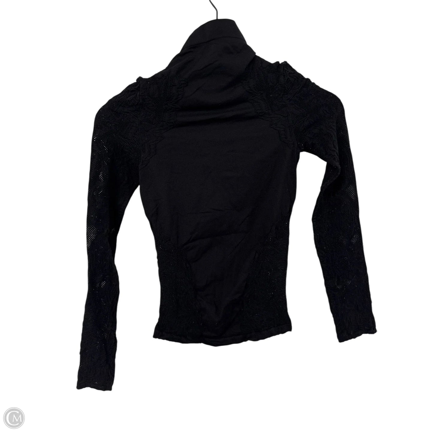 Top Long Sleeve By Free People In Black, Size: S