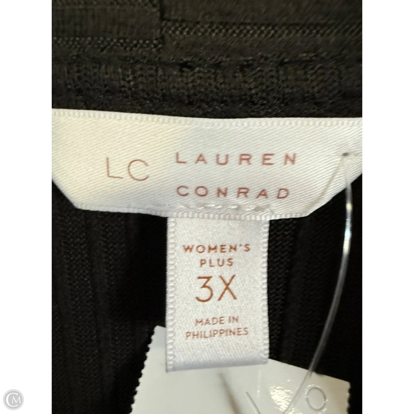 Cardigan By Lc Lauren Conrad In Black, Size: 3x