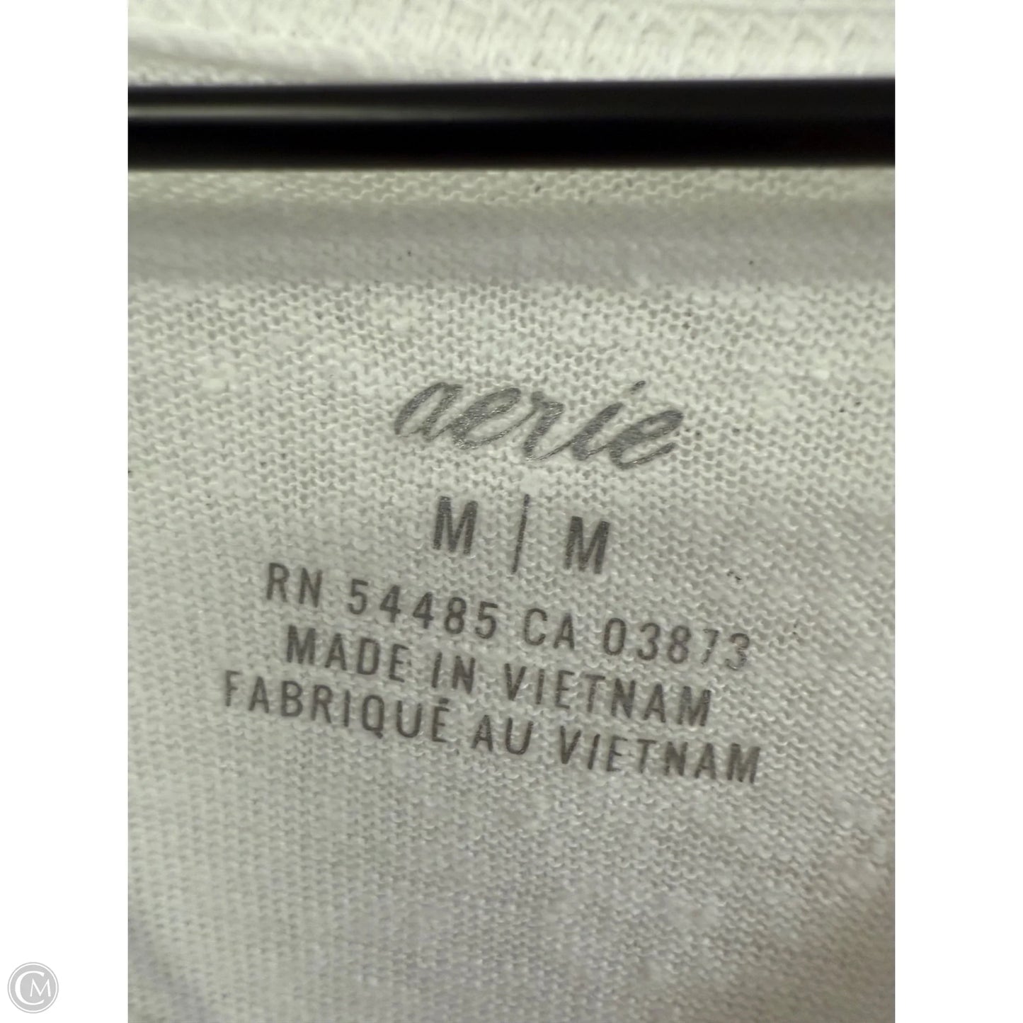 Top Short Sleeve Basic By Aerie In White, Size: M