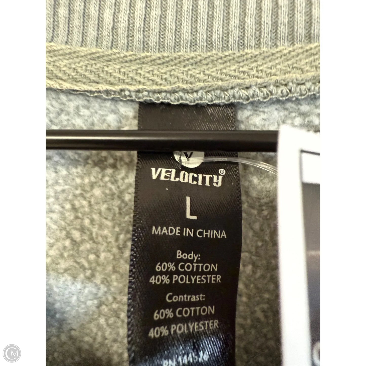 Sweatshirt Crewneck By Velocity In Green, Size: L