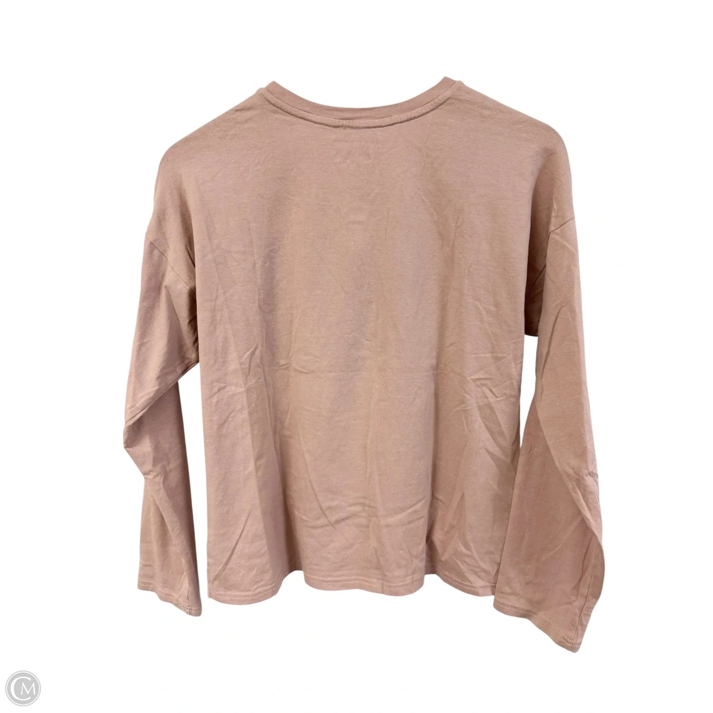 Top Long Sleeve Basic By Danskin In Pink, Size: L