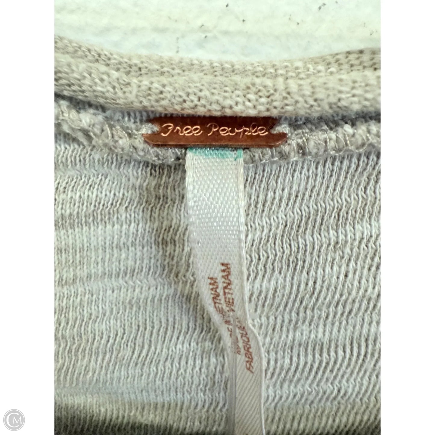 Top Long Sleeve By Free People In Tan, Size: M