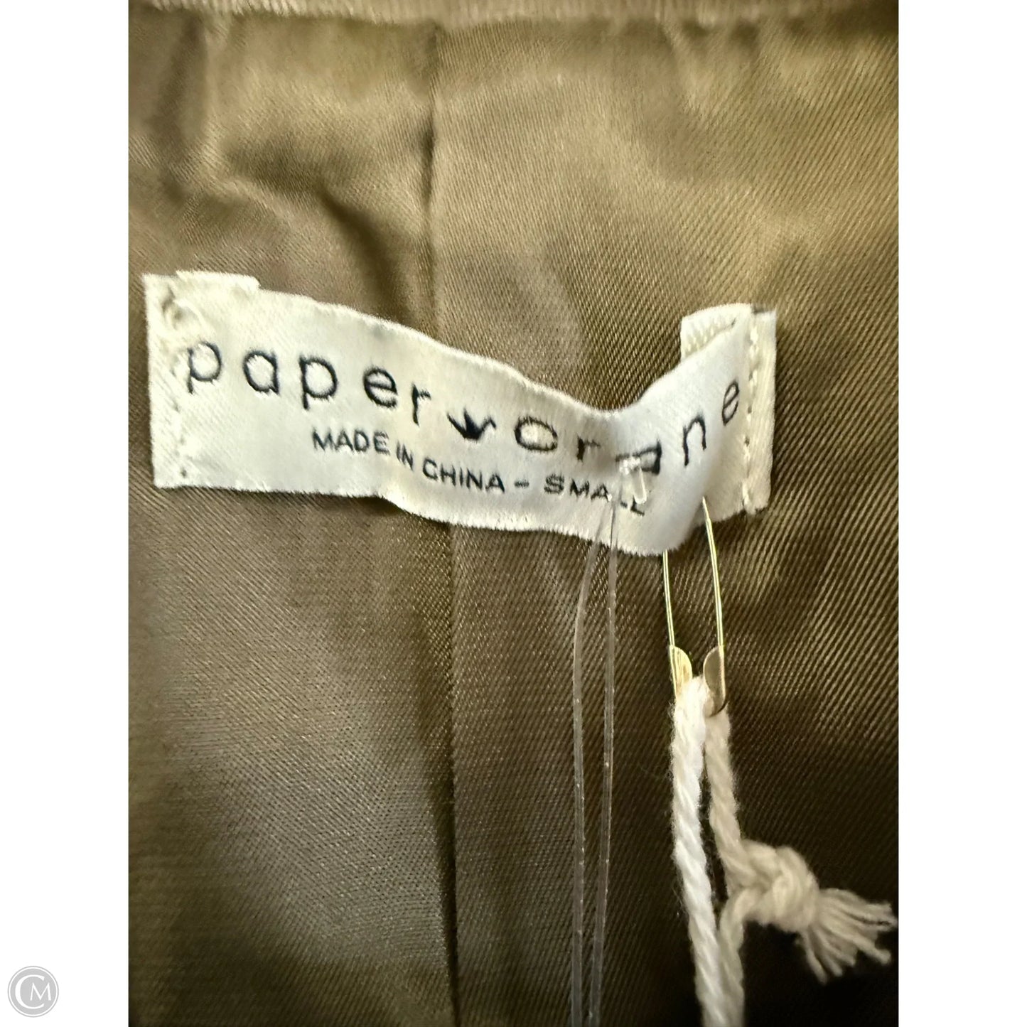 Blazer By Paper Crane In Brown, Size: S