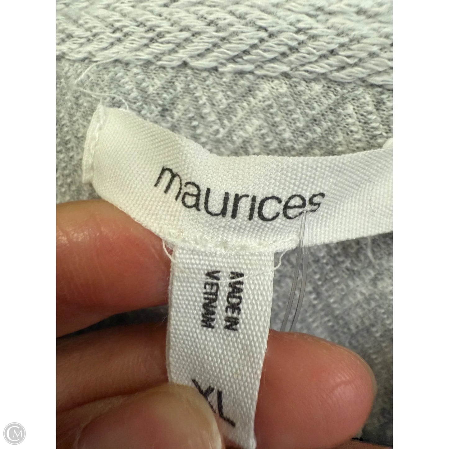 Cardigan By Maurices In Grey, Size: Xl