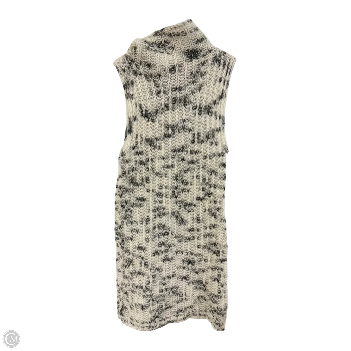 Vest Sweater By Zara In Grey, Size: S