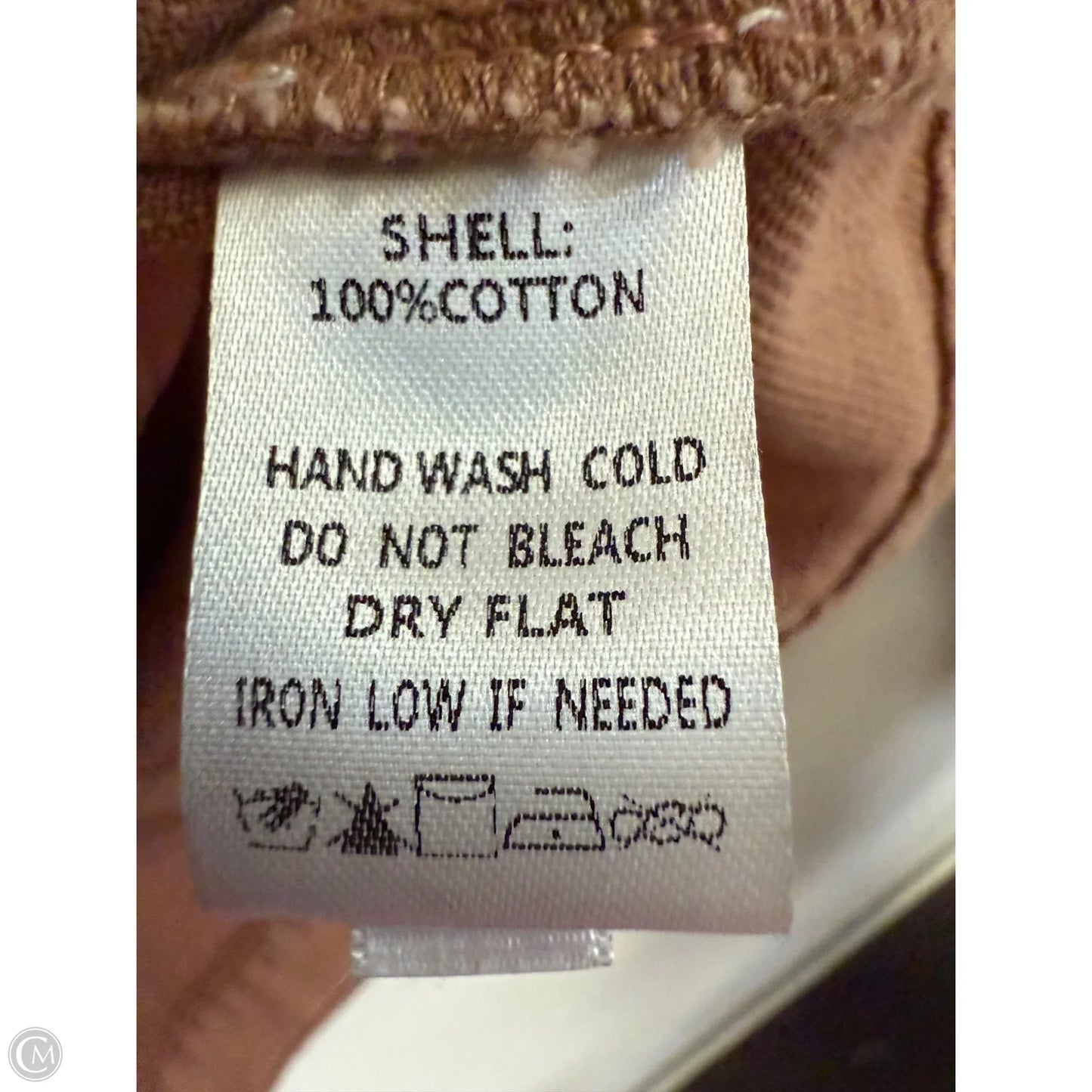 Jacket Denim By Fantastic Fawn In Orange Denim, Size: M