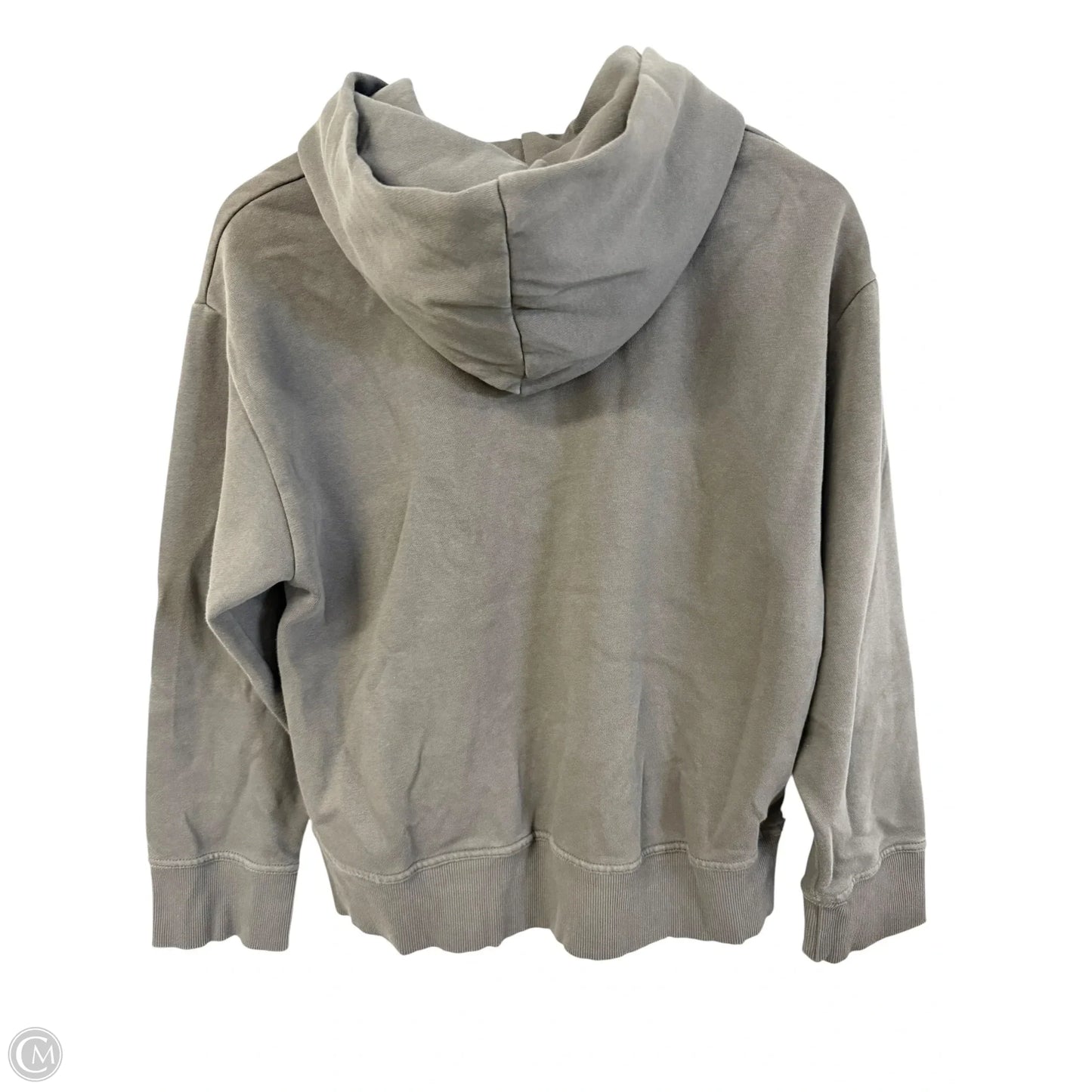 Sweatshirt Hoodie By Zara In Grey, Size: S