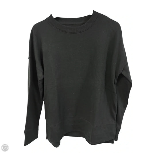 Sweatshirt Crewneck By Time And Tru In Black, Size: S