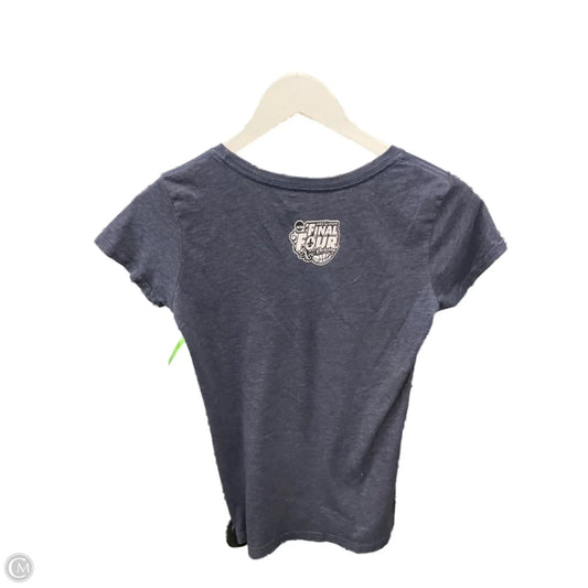 Top Short Sleeve By Adidas In Navy, Size: S