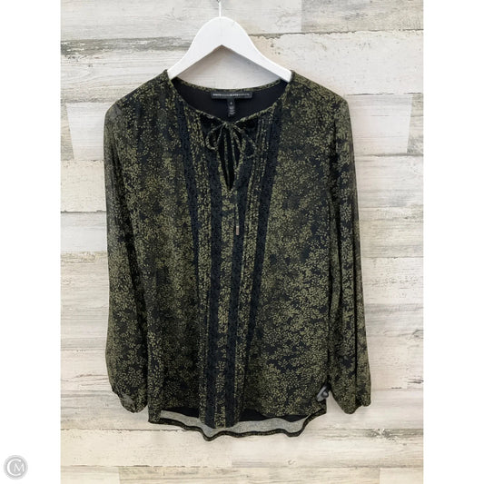 Tunic Long Sleeve By White House Black Market In Green, Size: S