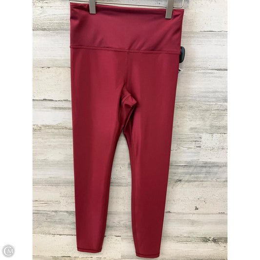 Athletic Leggings By Athleta In Red, Size: S