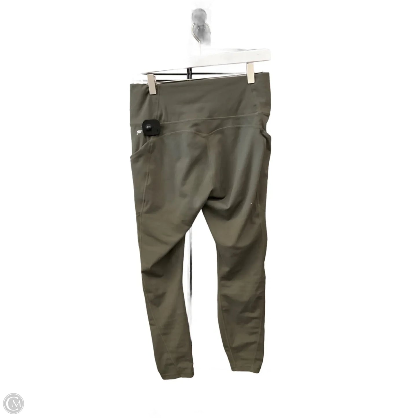 Athletic Leggings Capris By Fabletics In Green, Size: L