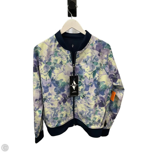 Athletic Jacket By Skechers In Multi-colored, Size: L