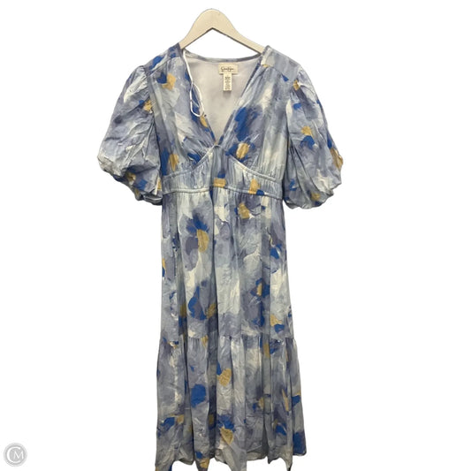 Dress Casual Short By Jessica Simpson In Blue, Size: L