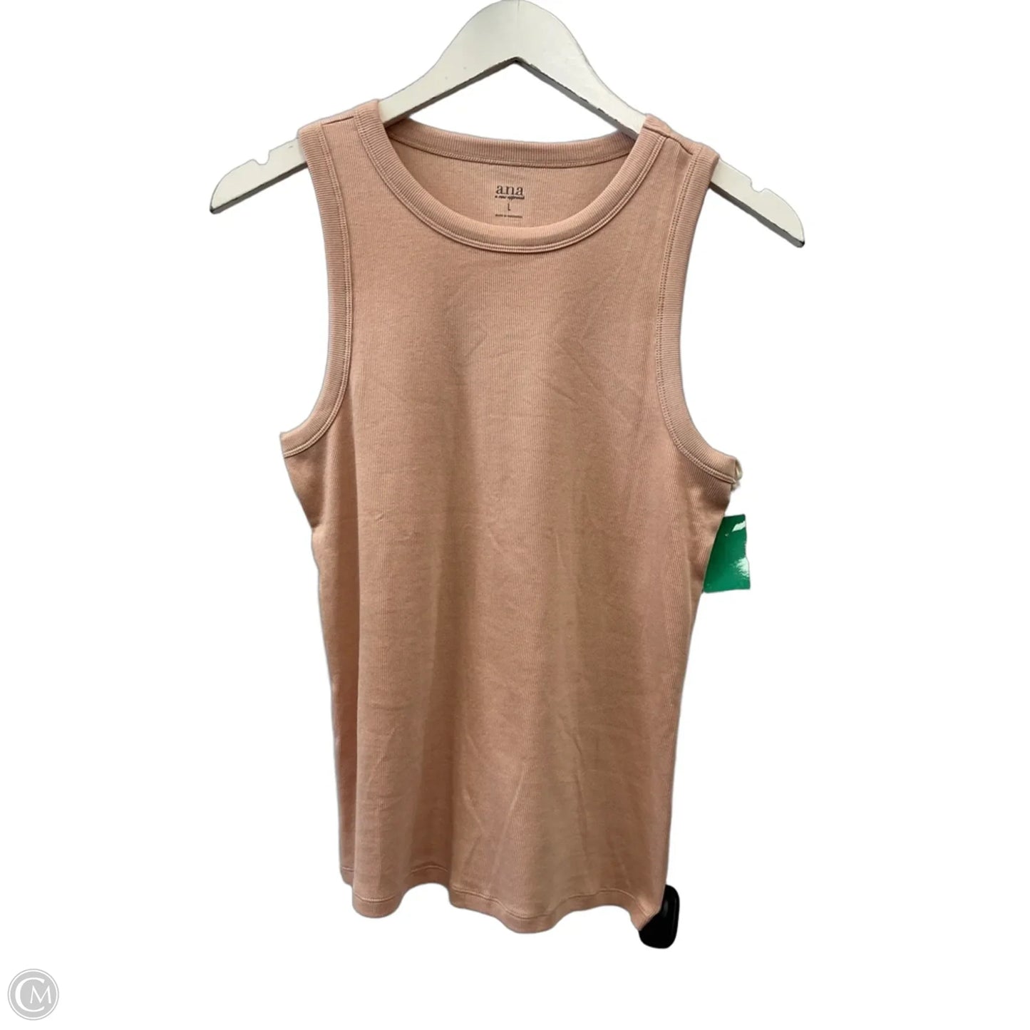 Tank Top By Ana In Peach, Size: L