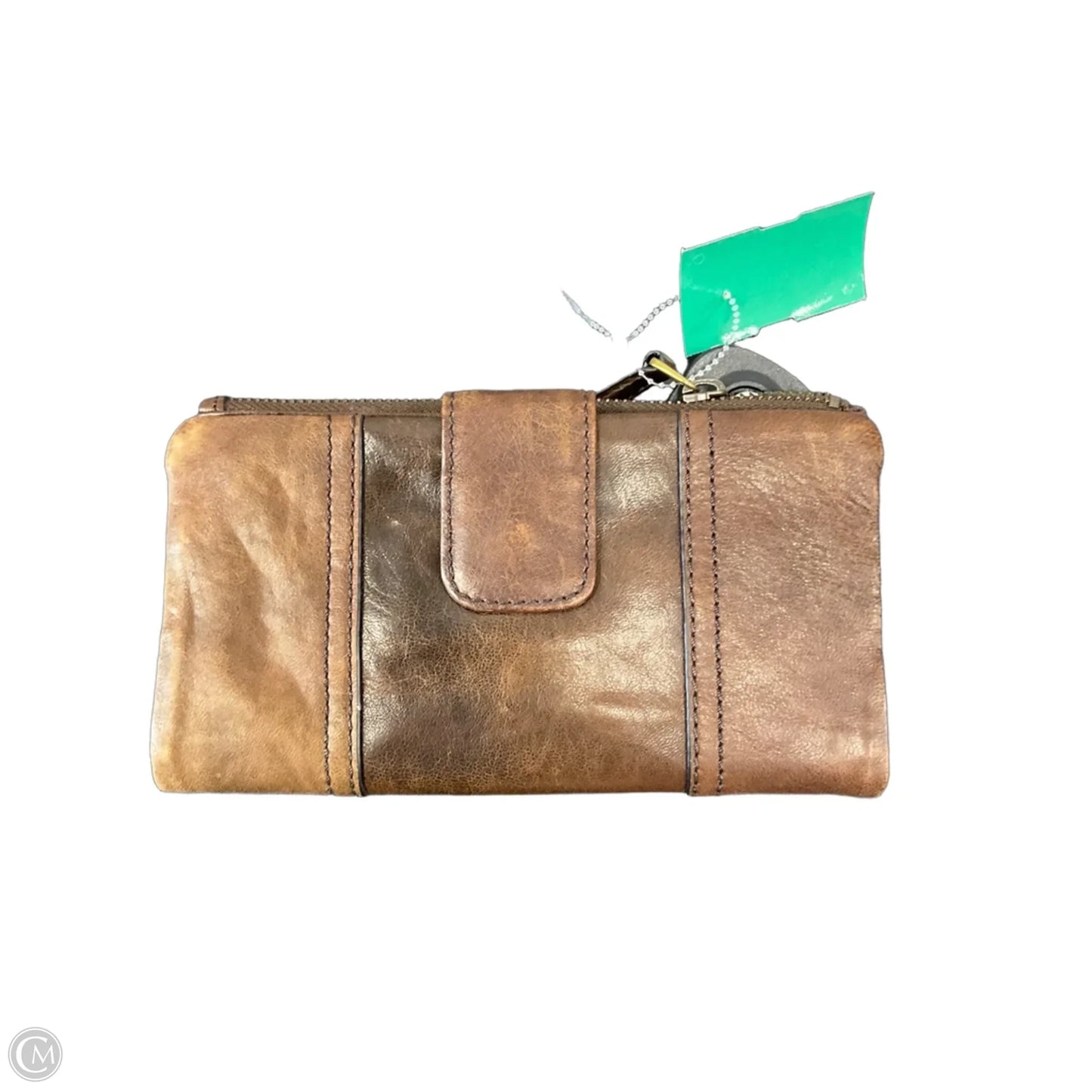 Wallet Leather By Fossil, Size: Medium