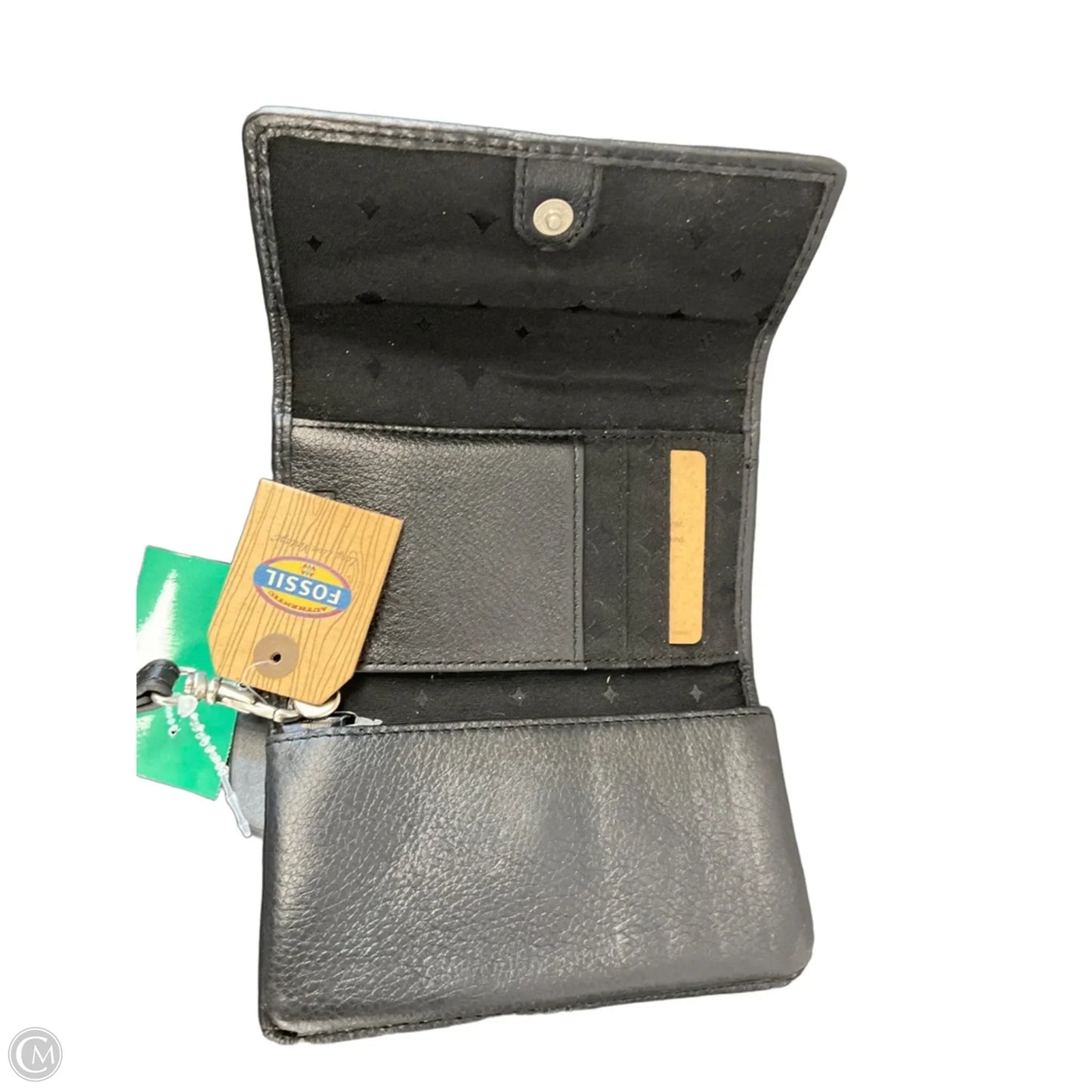 Wristlet Leather By Fossil, Size: Small