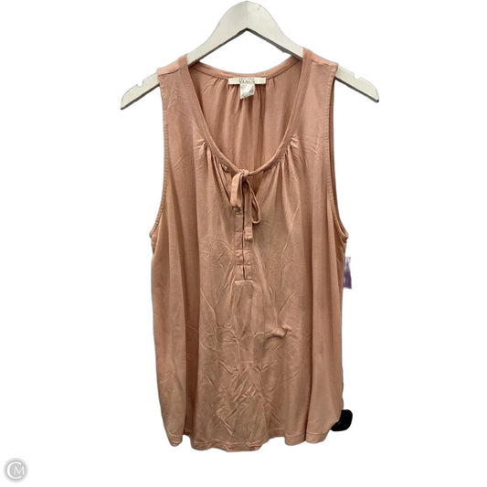 Top Sleeveless By Venus In Pink, Size: L