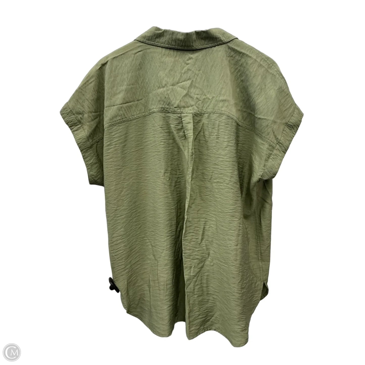 Top Short Sleeve By Ophelia Roe In Green, Size: Xl