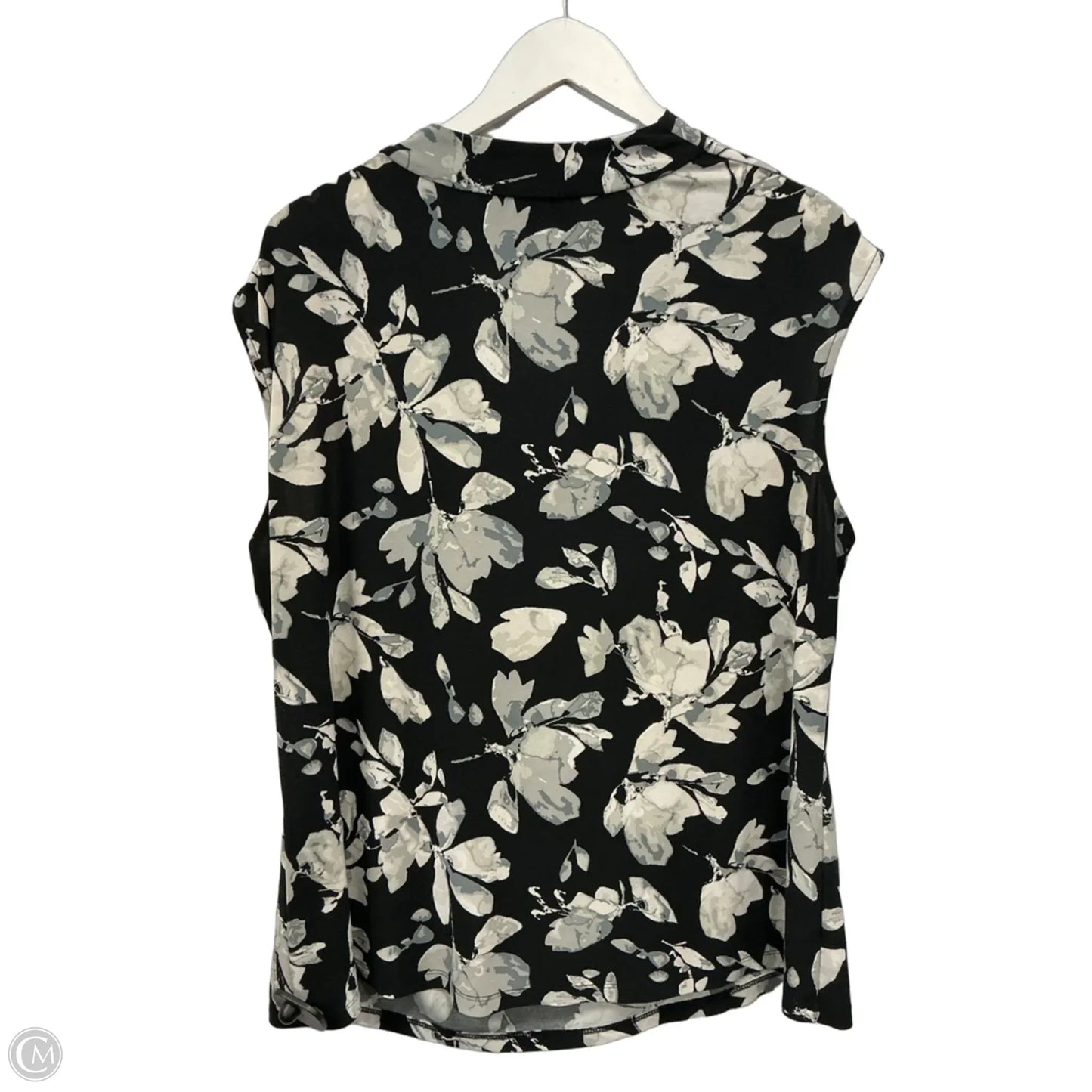 Top Sleeveless By Evan-picone In Black, Size: Xl