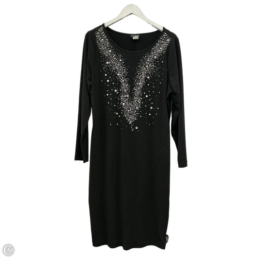 Dress Party Midi By Venus In Black, Size: Xl