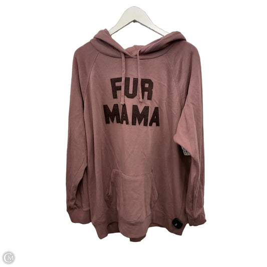 Sweatshirt Crewneck By Torrid In Mauve, Size: 2x