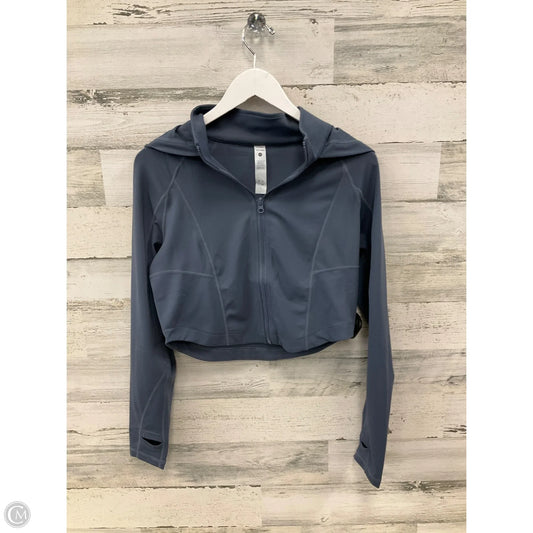 Athletic Jacket By Clothes Mentor In Blue, Size: Xl