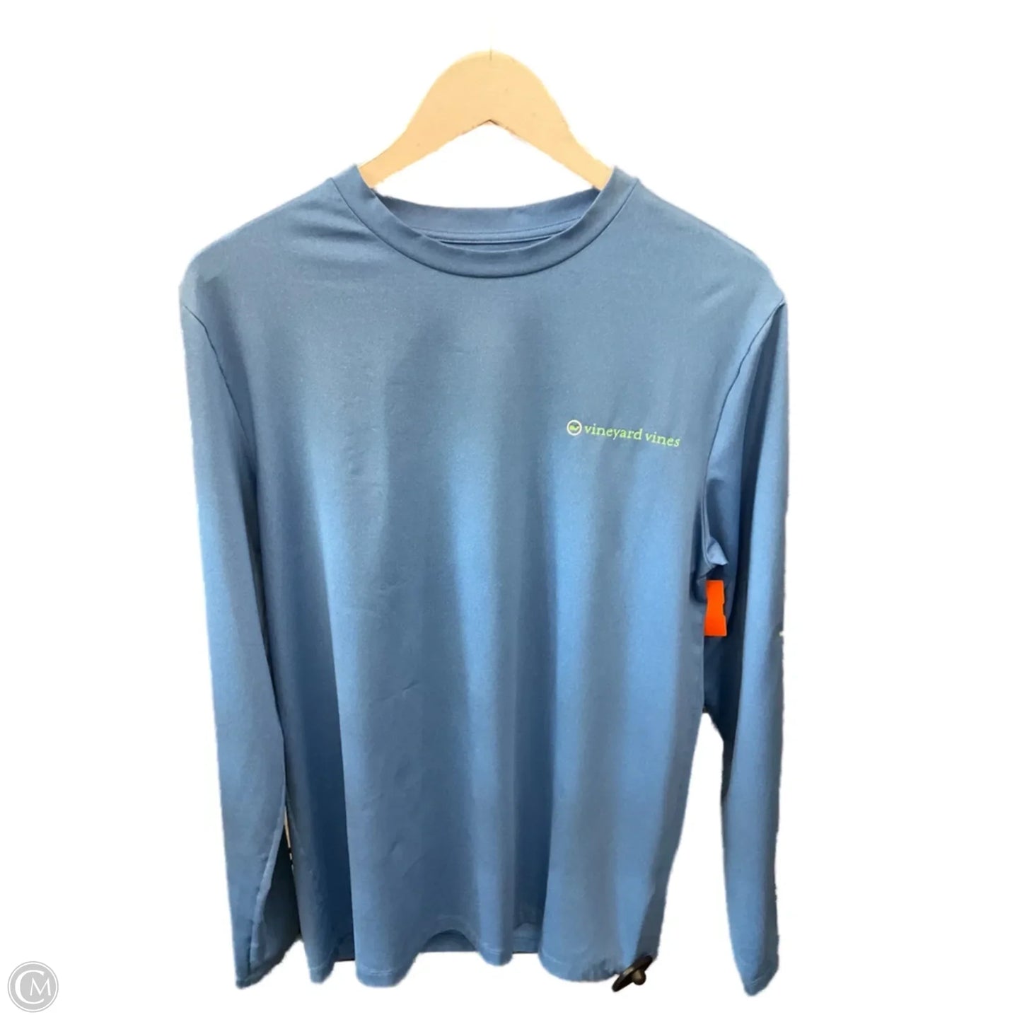 Athletic Top Long Sleeve Crewneck By Vineyard Vines In Blue, Size: S