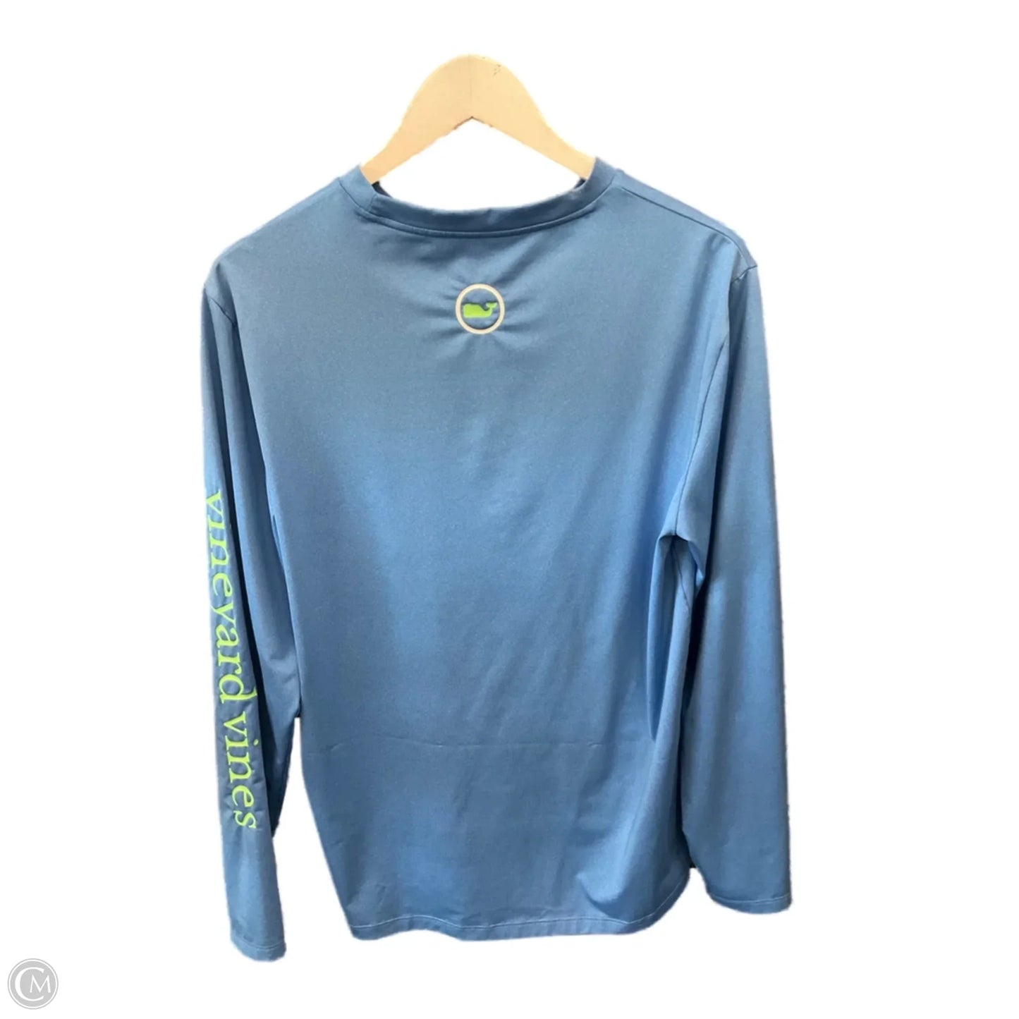 Athletic Top Long Sleeve Crewneck By Vineyard Vines In Blue, Size: S
