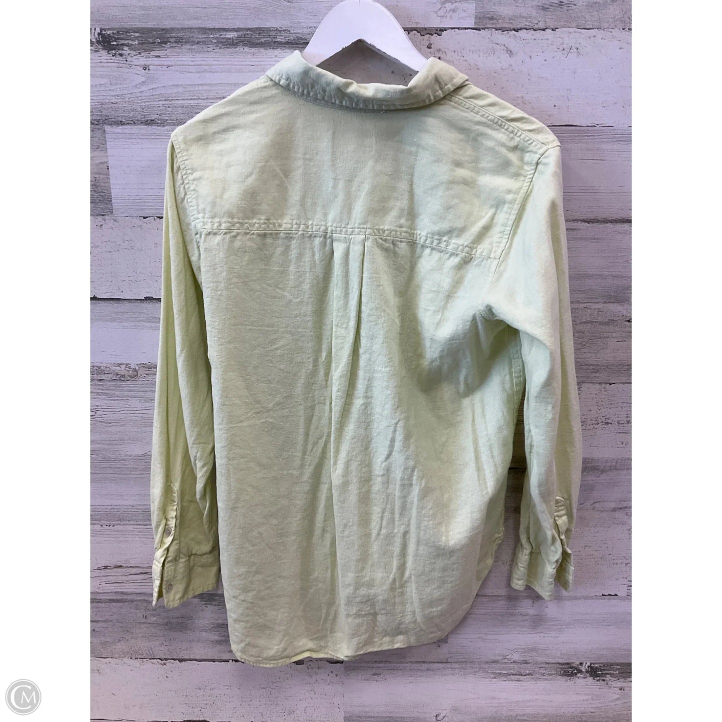 Top Long Sleeve By Universal Thread In Green, Size: S
