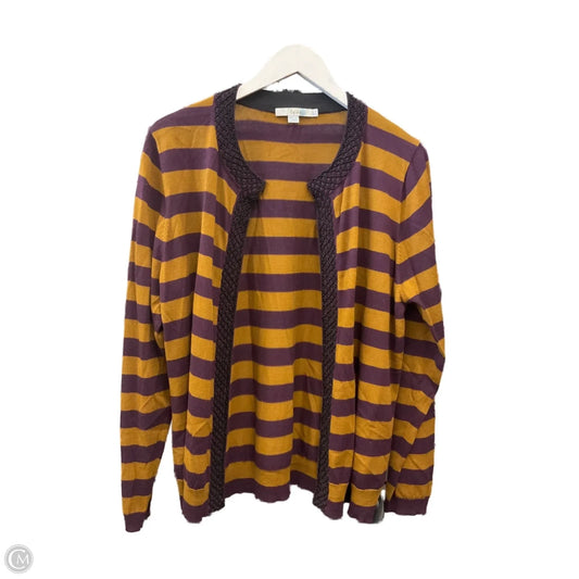 Sweater Cardigan By Boden In Purple, Size: 1x