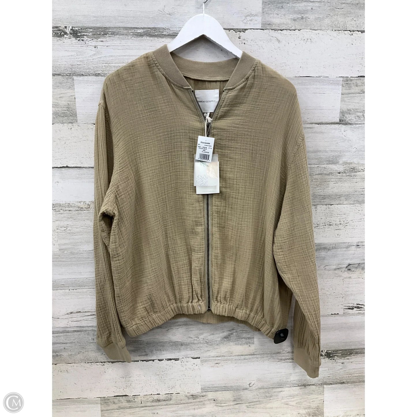 Jacket Other By Thread And Supply In Tan, Size: Xl