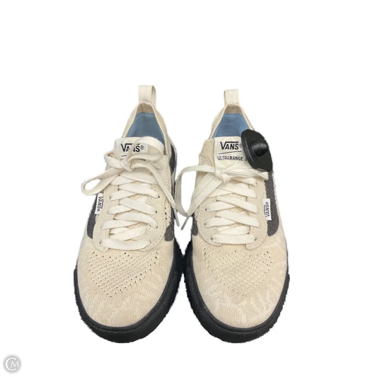 Shoes Athletic By Vans In Cream, Size: 6