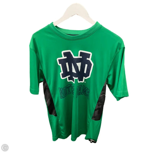 Athletic Top Short Sleeve By Clothes Mentor In Green, Size: M