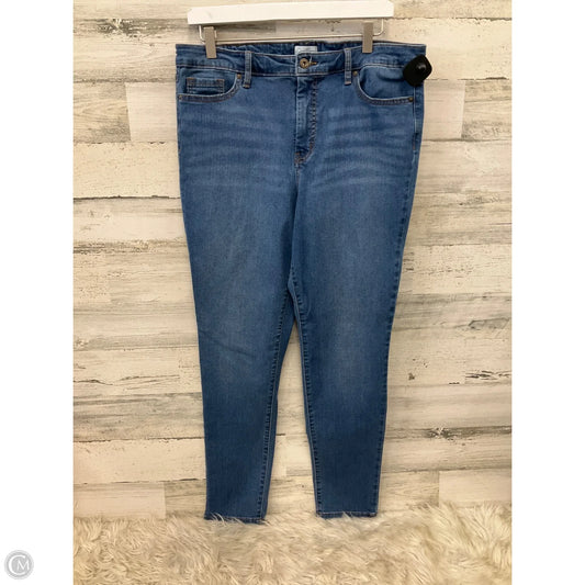 Jeans Skinny By Jessica Simpson In Blue Denim, Size: 14