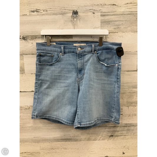 Shorts By Levis In Blue Denim, Size: 12