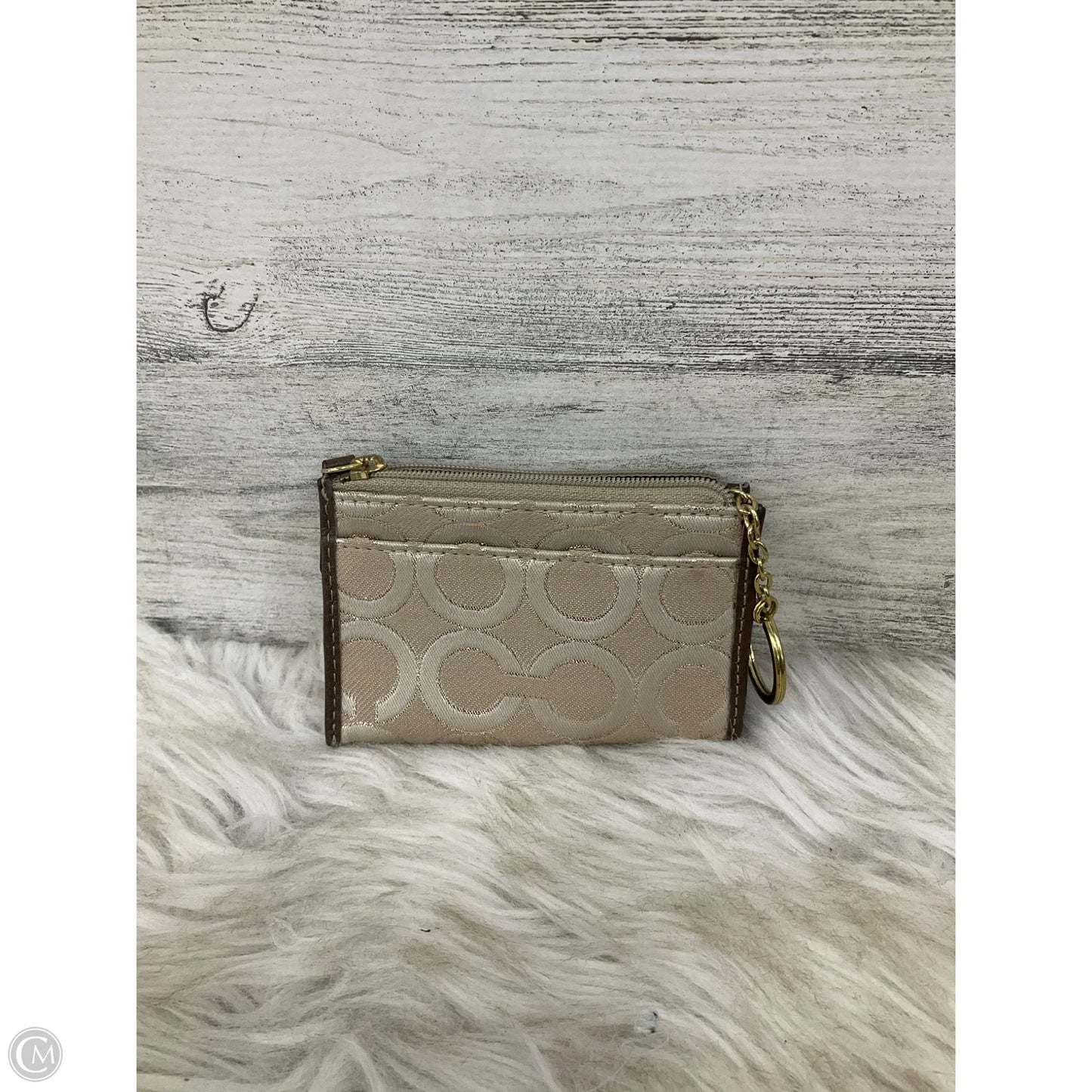 Coin Purse Designer By Coach, Size: Small
