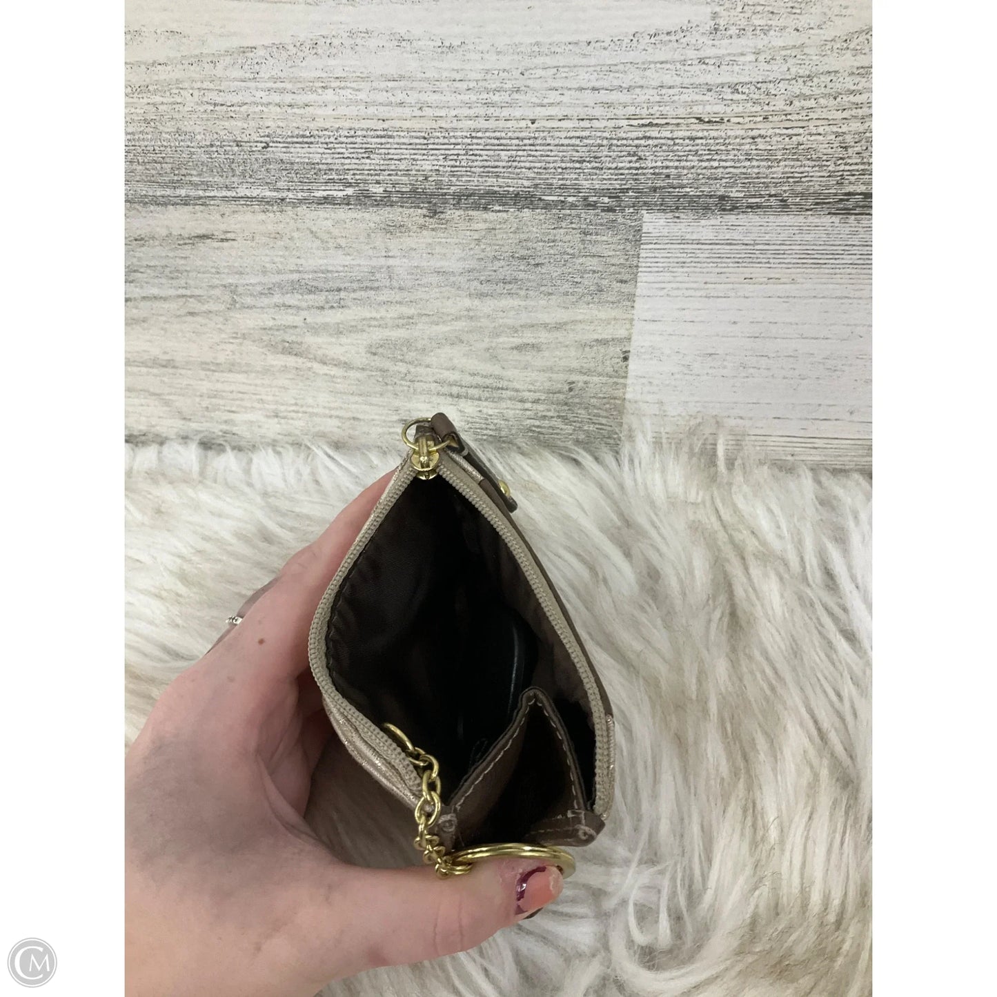 Coin Purse Designer By Coach, Size: Small