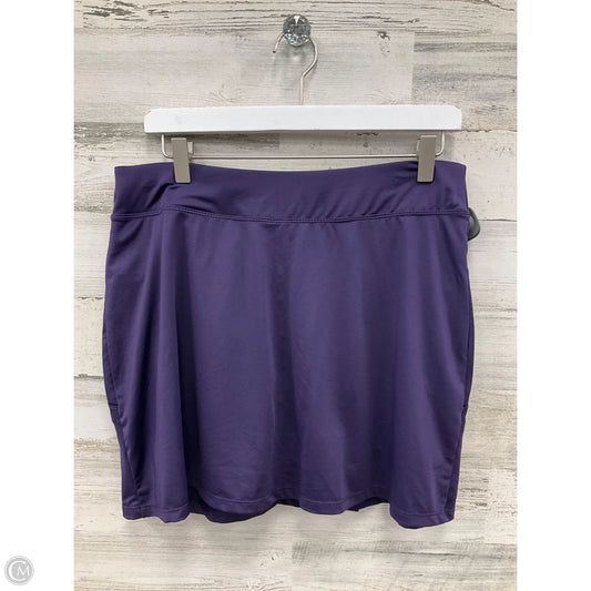Athletic Skort By Clothes Mentor In Purple, Size: Xl