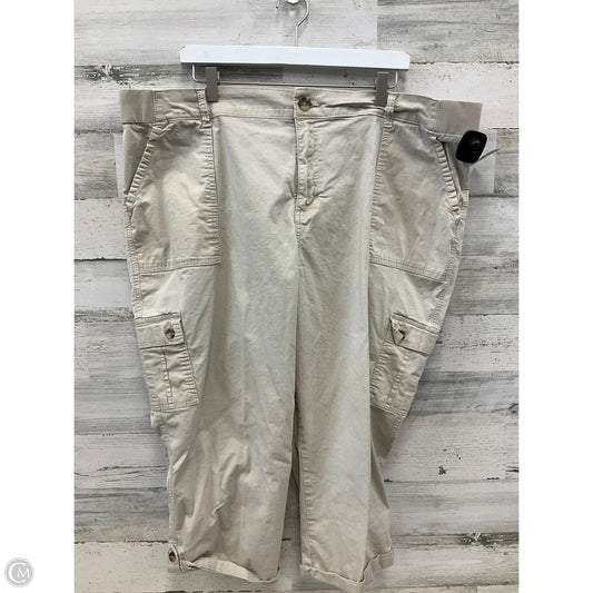 Capris By Lee In Tan, Size: 24