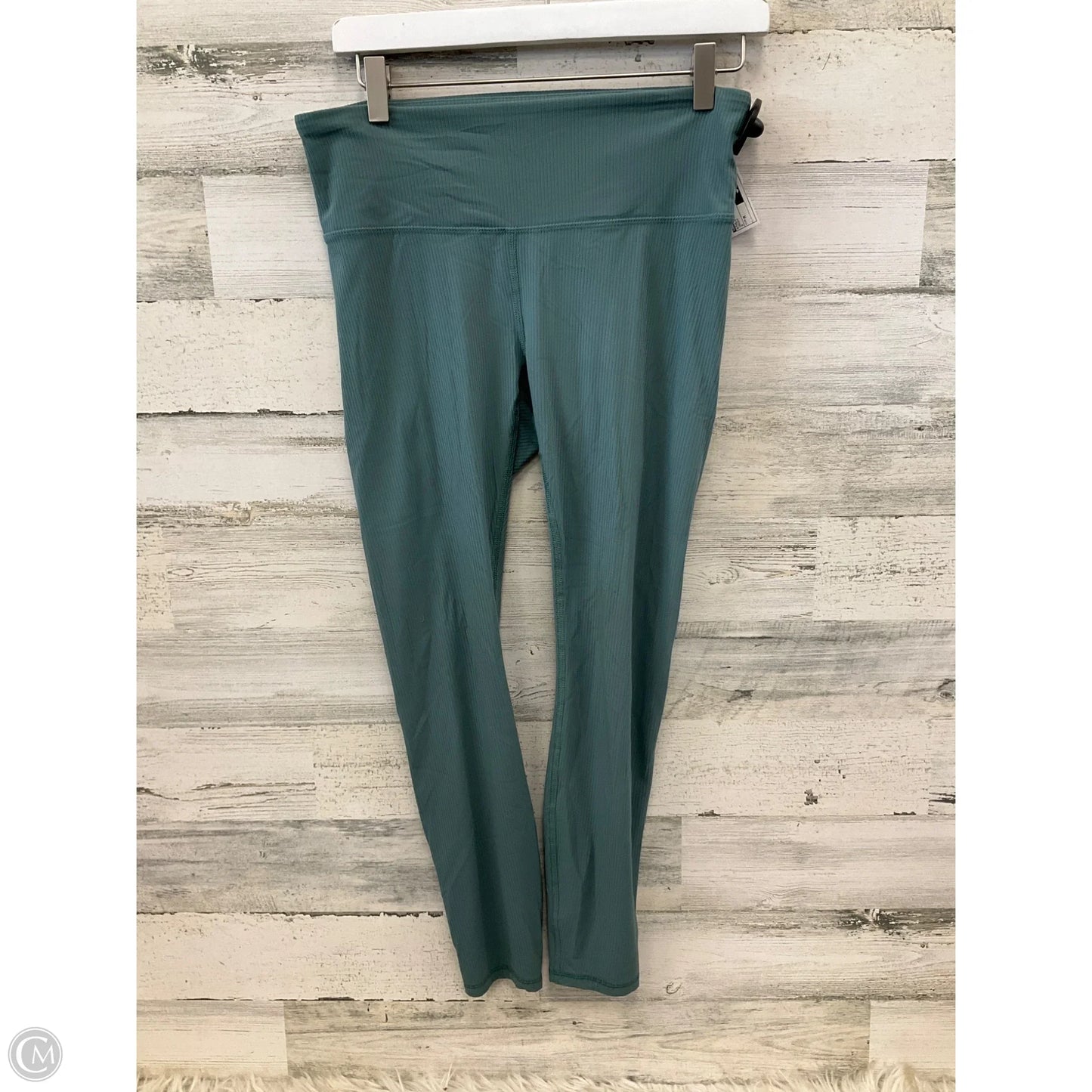 Athletic Leggings By Avia In Green, Size: M
