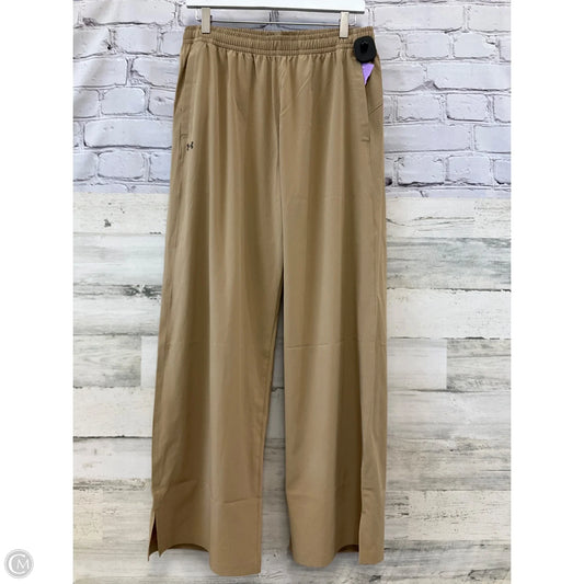 Athletic Pants By Under Armour In Tan, Size: M