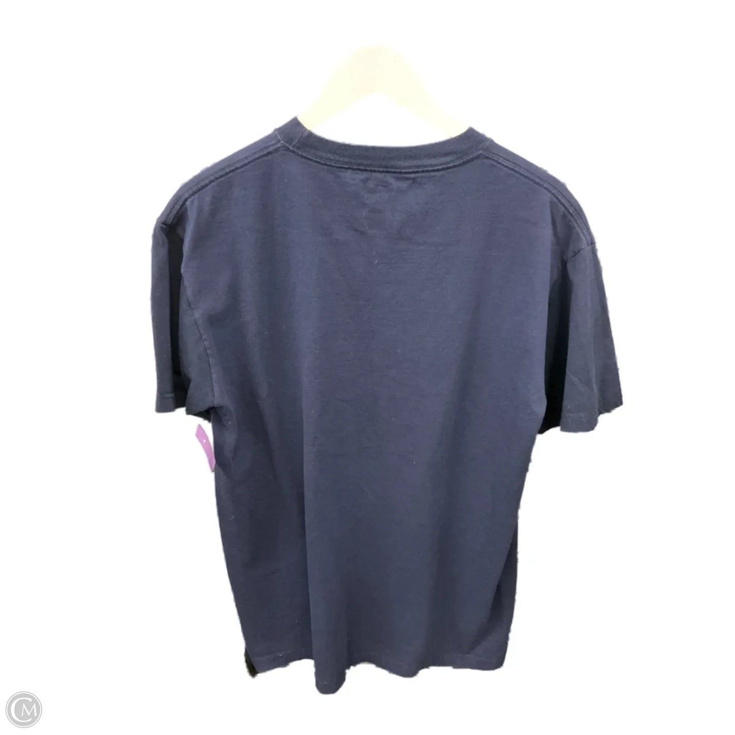 Athletic Top Short Sleeve By Clothes Mentor In Navy, Size: L