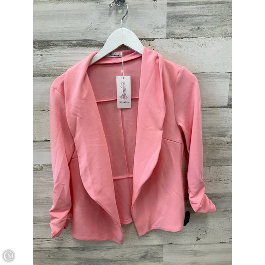 Blazer By Clothes Mentor In Pink, Size: M