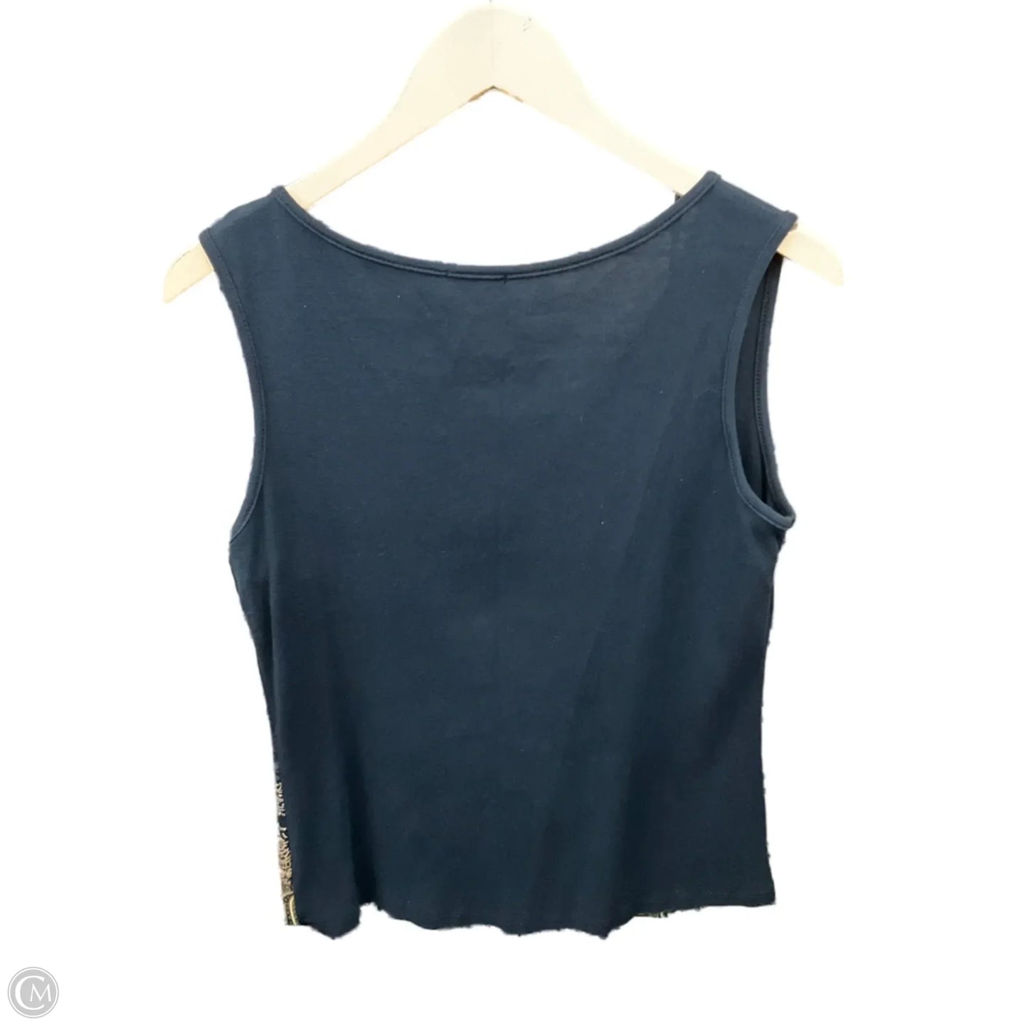 Athletic Top Short Sleeve By Clothes Mentor In Navy, Size: L