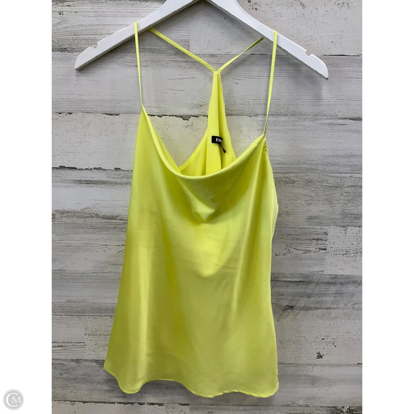 Top Sleeveless By Express In Yellow, Size: M