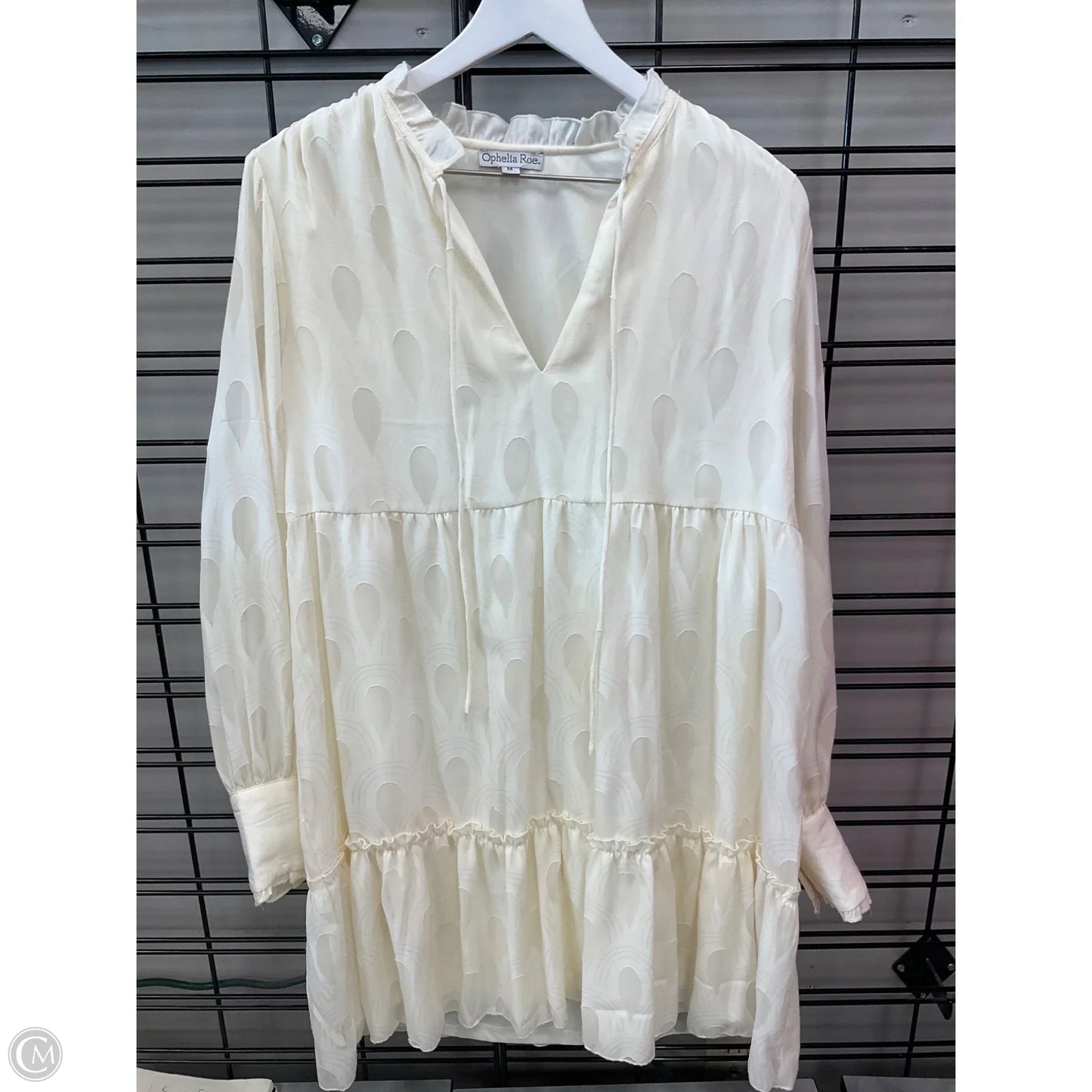 Dress Casual Midi By Ophelia Roe In Cream, Size: M