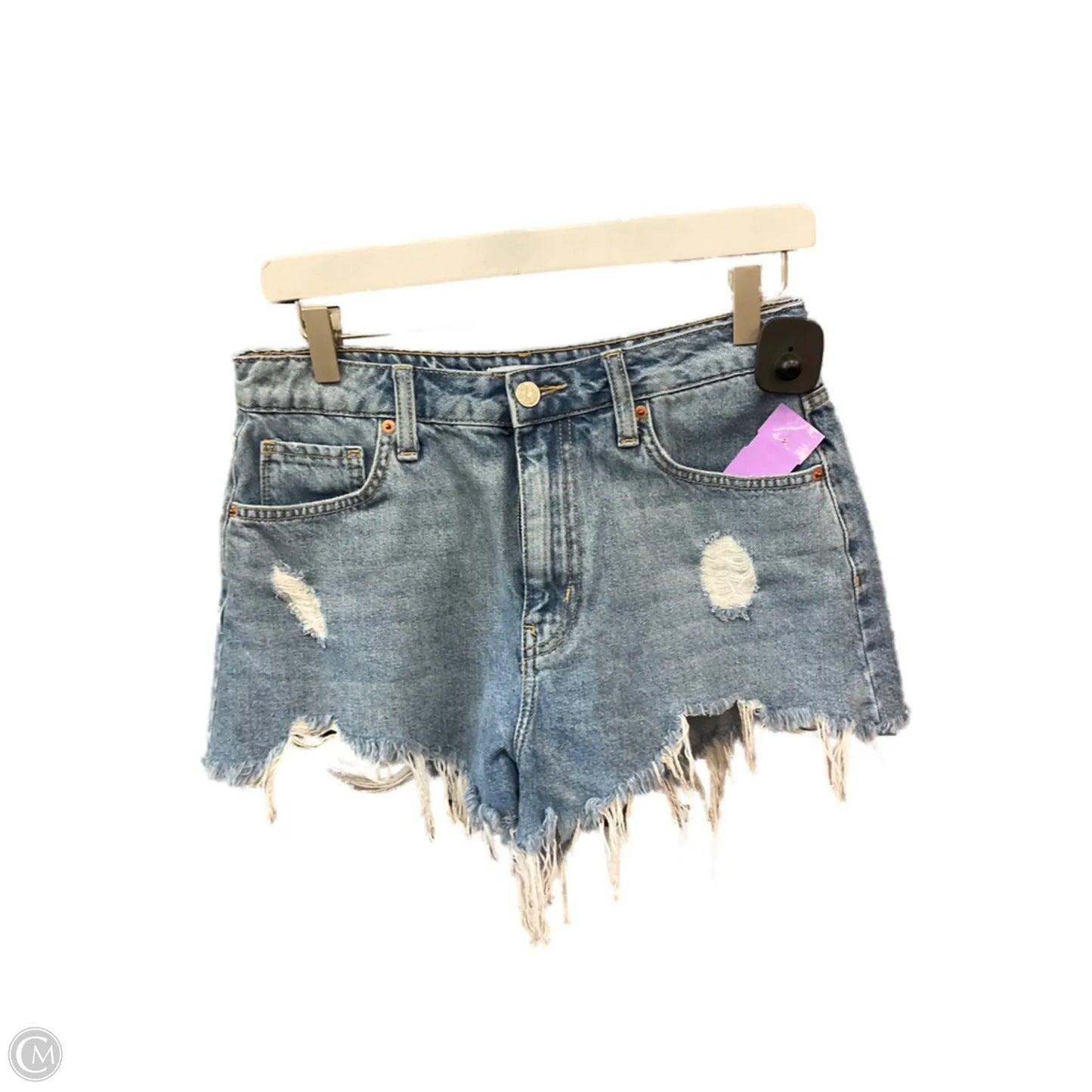 Shorts By Forever 21 In Blue Denim, Size: 4