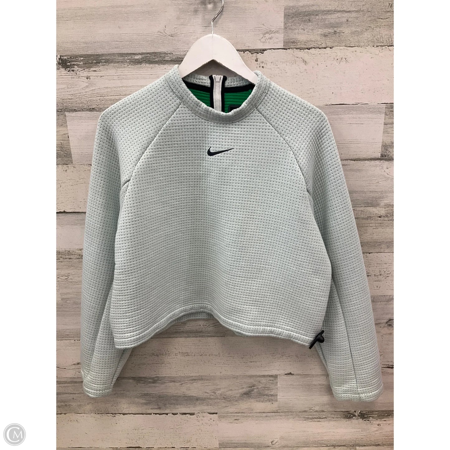 Athletic Sweatshirt Crewneck By Nike Apparel In Blue, Size: L